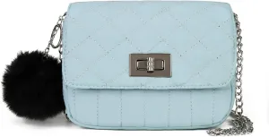 Cute Purses for Teen Girls Gifts, Small Purse and Quilted Crossbody Bags for Women with Chain, Nylon