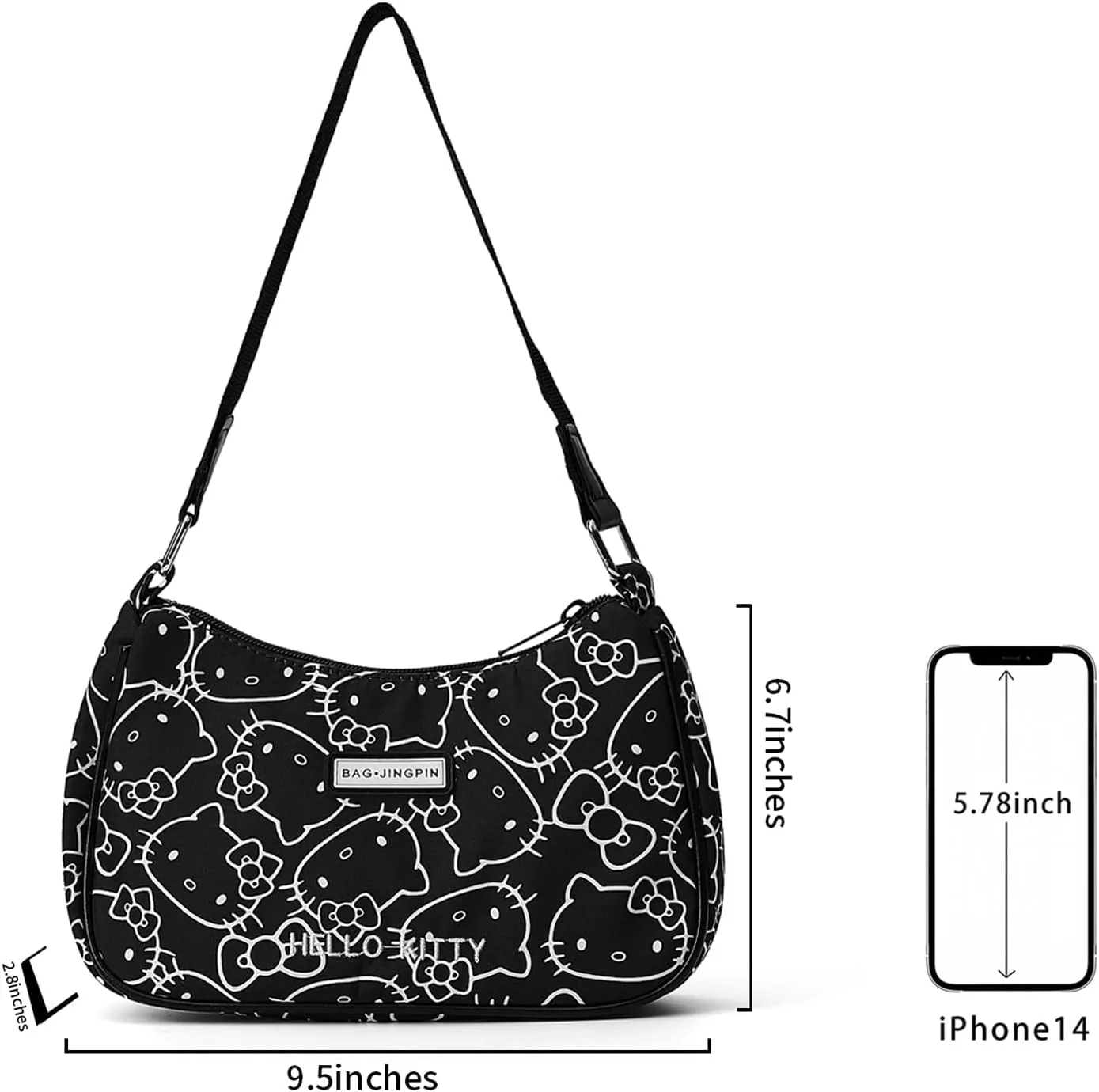 Cute Shoulder Bags for Women, Mini PU Hobo Crossbody Bag, Small Casual Shoulder Bag, Gift for Girls