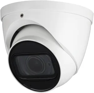 Dahua Diamond 4 in 1 Analog Camera HAC-HDW1200TMQN, Smart IR Illumination, CVI/CVBS/AHD/TVI Switchable, 12 VDC, IP67 Indoor and Outdoor (Turret White, 2MP 2.8mm Fixed Lens)