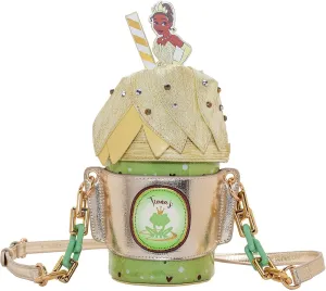 Danielle Nicole Disney Princess and the Frog Tiana The Evening Star Frappuccino Crossbody, Green