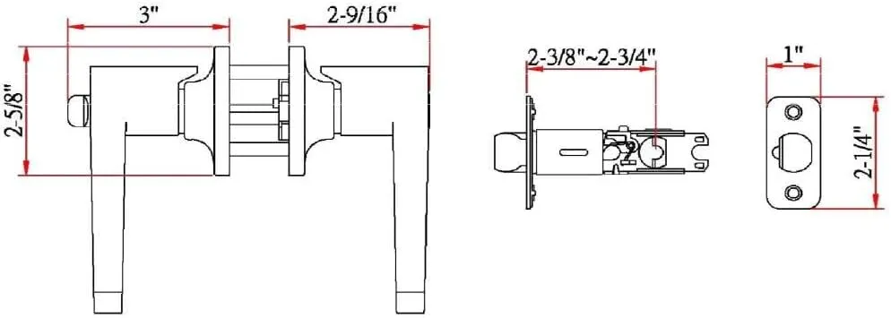 Design House 784918 Scroll Entry Door Lever Satin Nickel