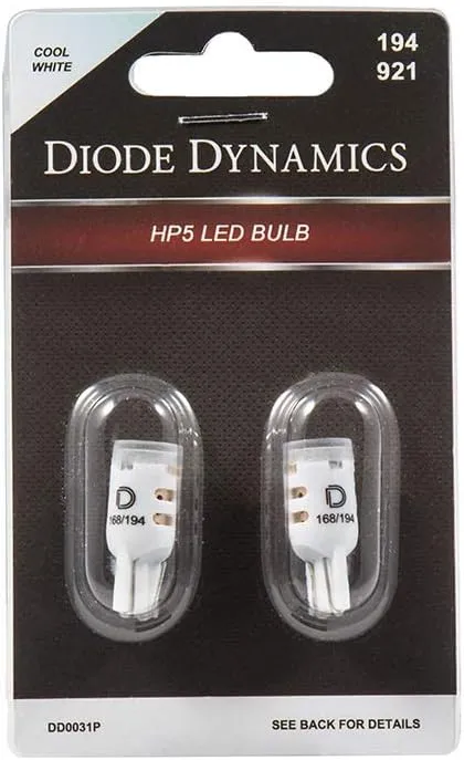 Diode Dynamics 194 HP5 LED Bulbs (Pair), Cool White (6000K)
