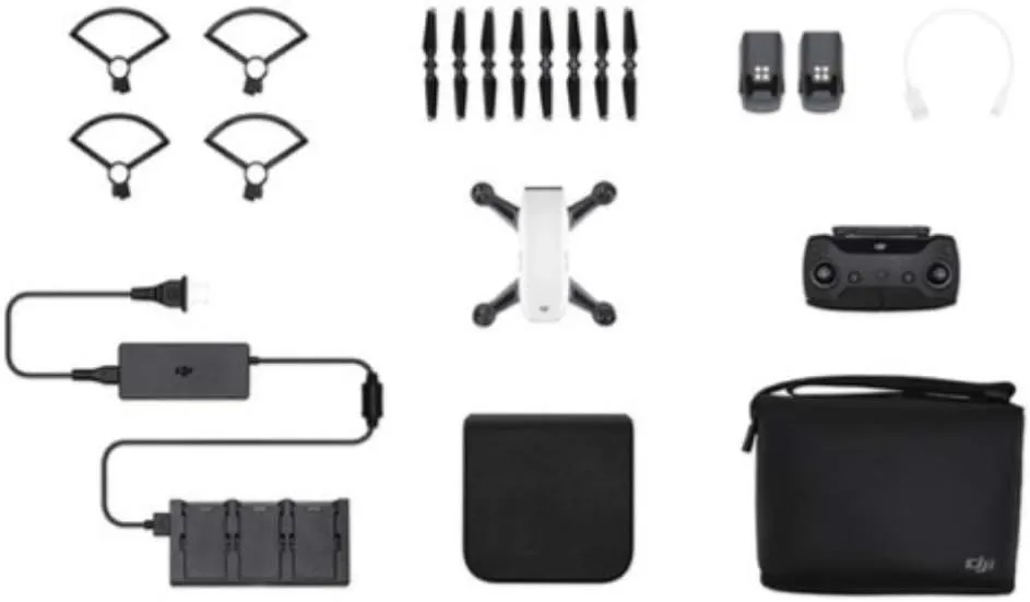 DJI Spark, Fly More Combo, Alpine White