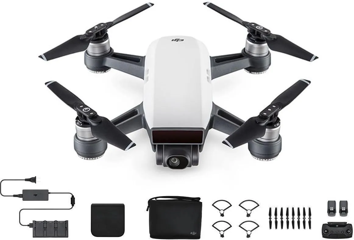 DJI Spark, Fly More Combo, Alpine White