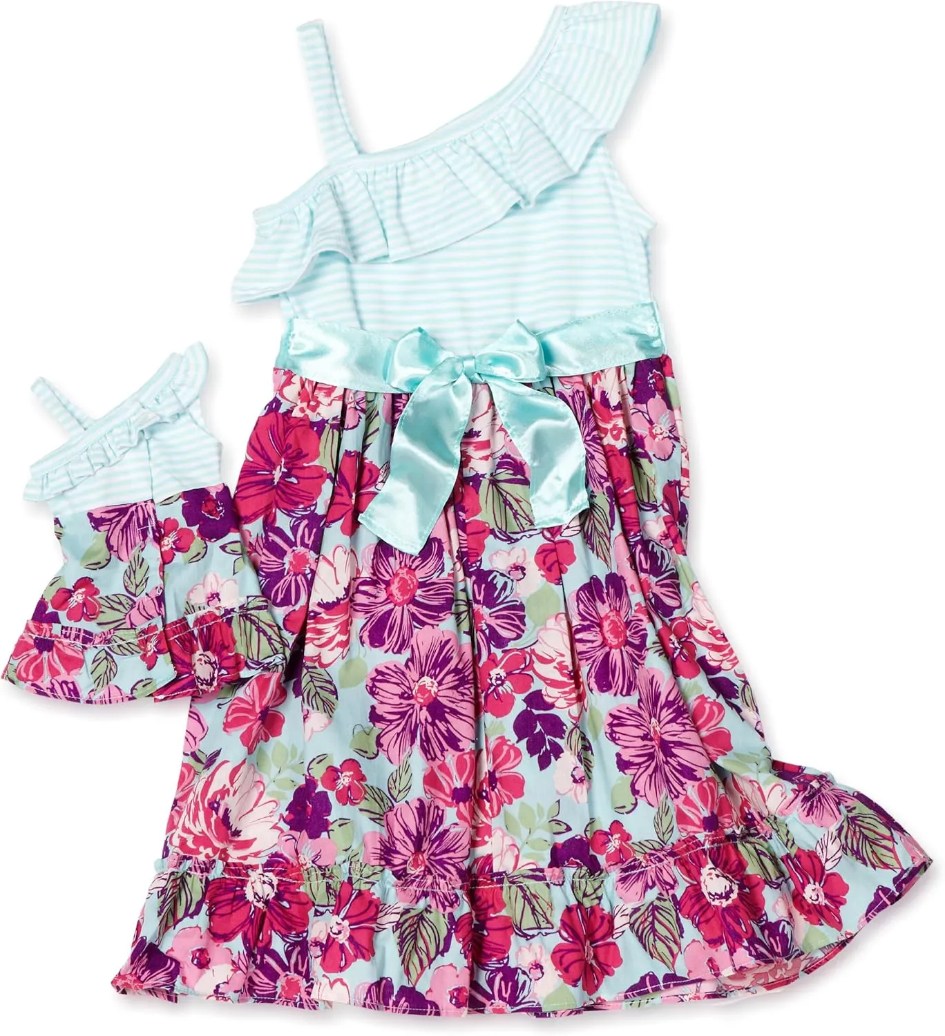 Dollie & Me Little Girls' Casual Knit Jersey Dress