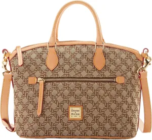 Dooney & Bourke Handbag, Maritime Domed Satchel - Brown