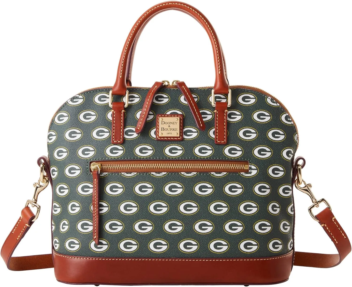 Dooney & Bourke Handbag, Nfl Packers Domed Zip Satchel