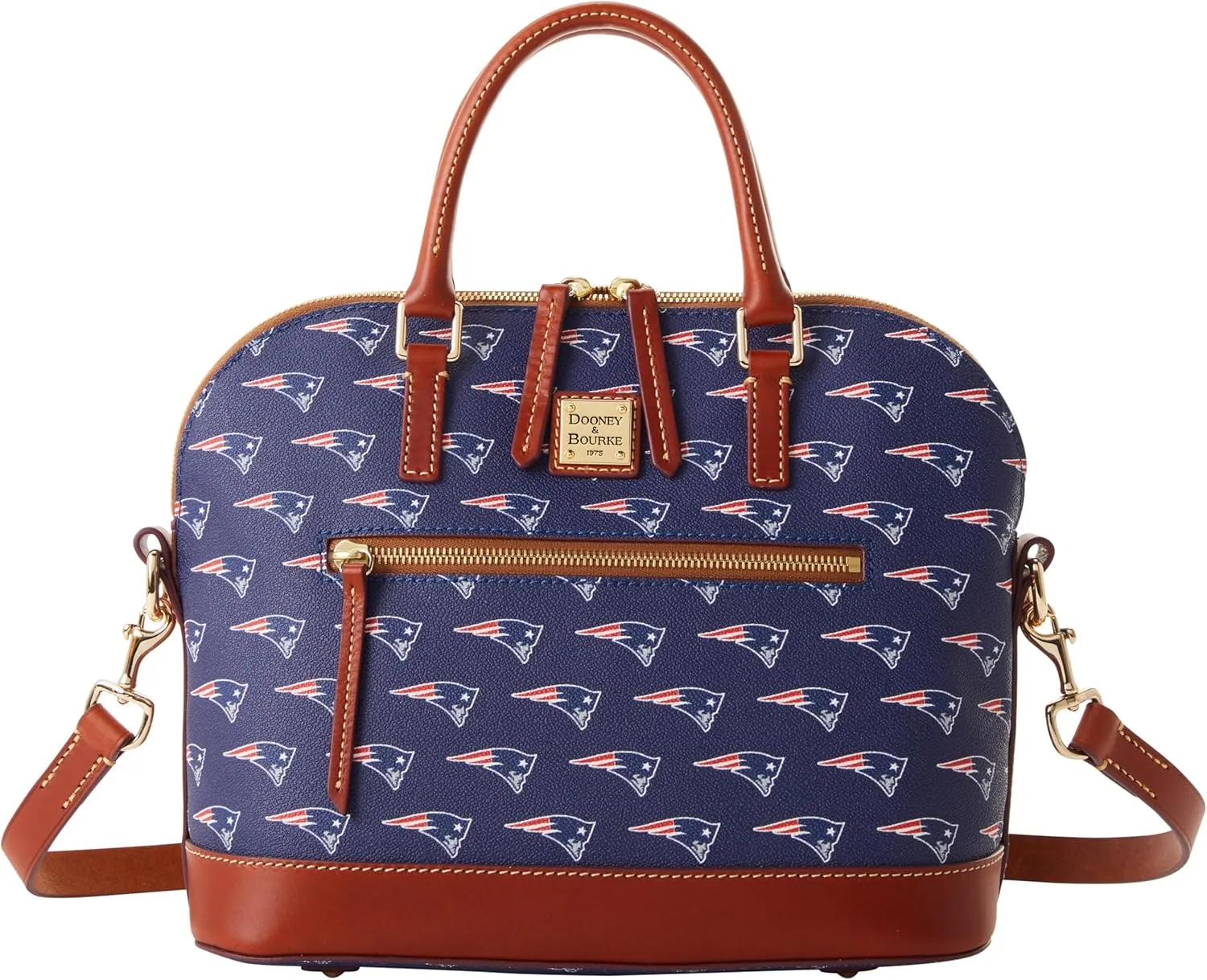 Dooney & Bourke Handbag, Nfl Patriots Domed Zip Satchel