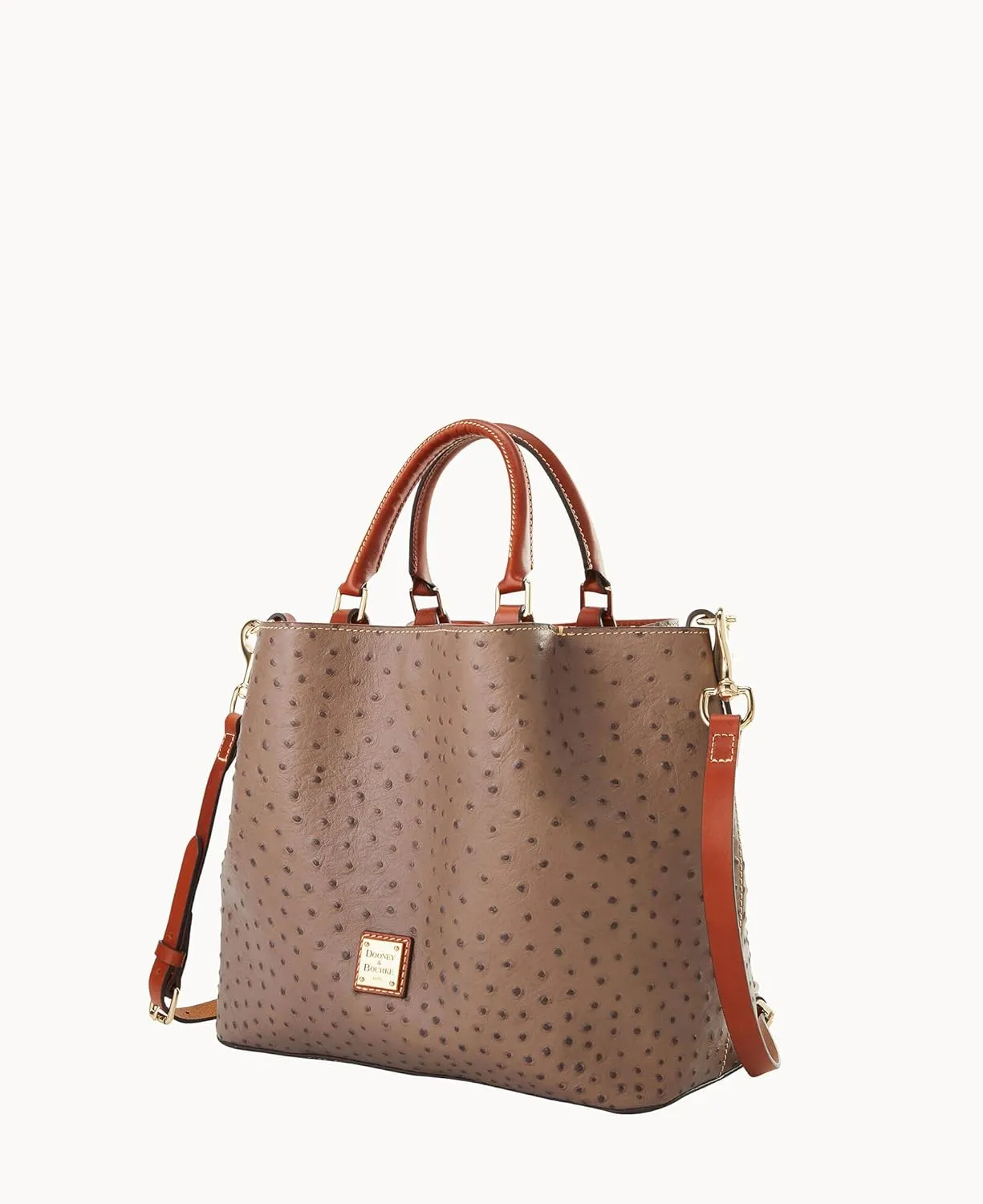 Dooney & Bourke Handbag, Ostrich Large Barlow Satchel