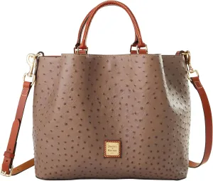 Dooney & Bourke Handbag, Ostrich Large Barlow Satchel