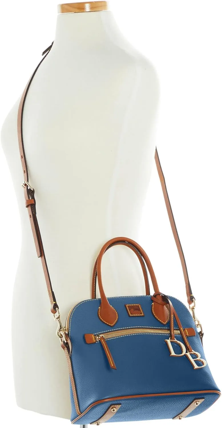 Dooney & Bourke Handbag, Pebble Grain Domed Satchel