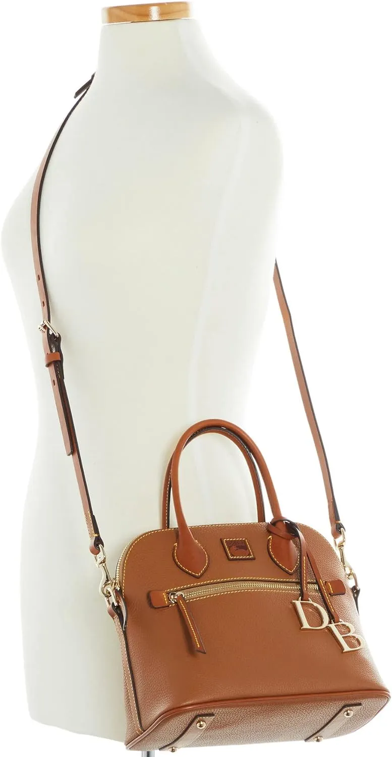Dooney & Bourke Handbag, Pebble Grain Domed Satchel
