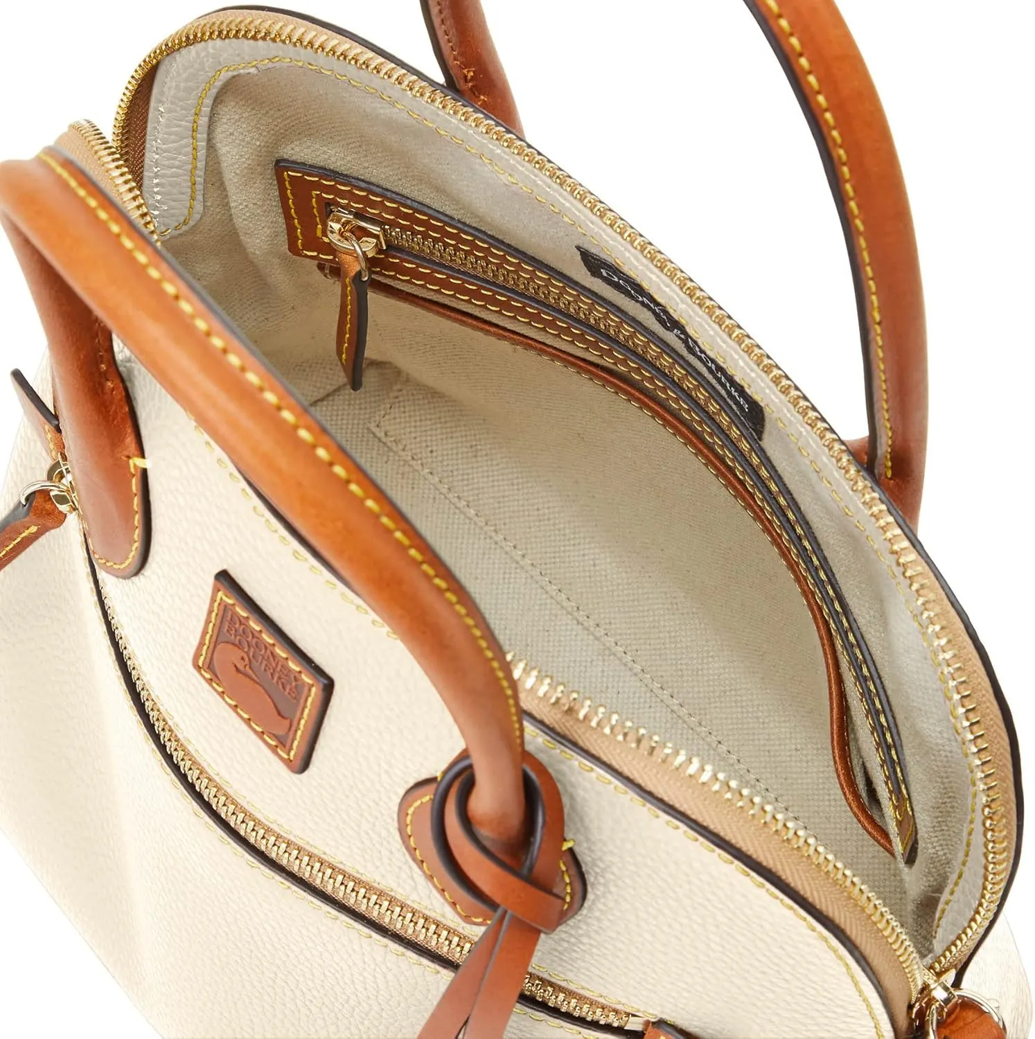 Dooney & Bourke Handbag, Pebble Grain Domed Satchel
