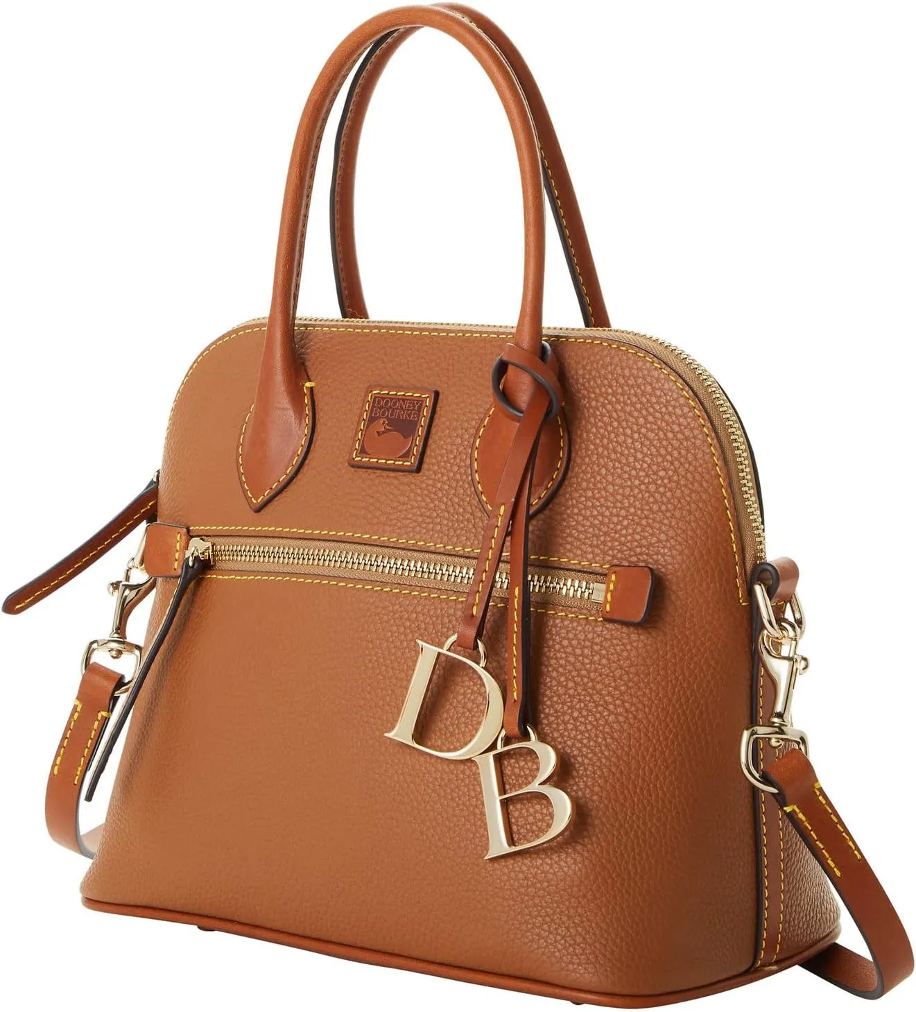 Dooney & Bourke Handbag, Pebble Grain Domed Satchel
