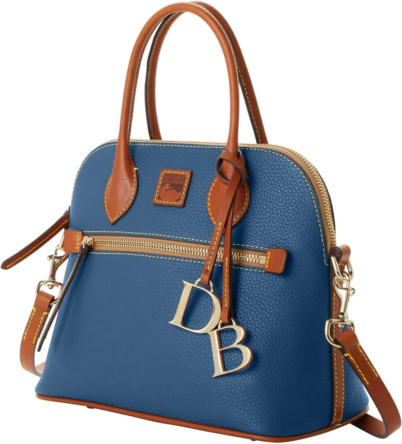 Dooney & Bourke Handbag, Pebble Grain Domed Satchel