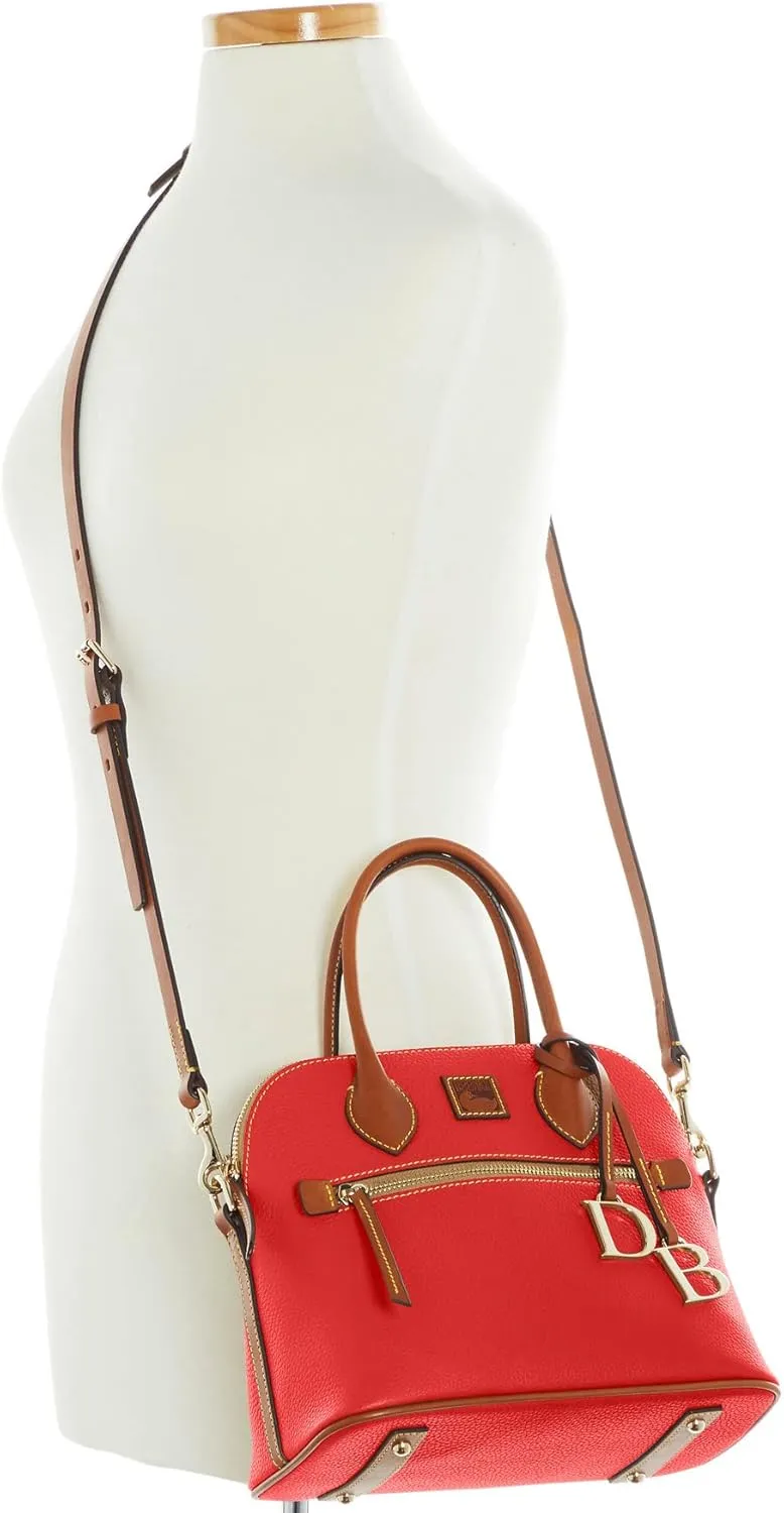Dooney & Bourke Handbag, Pebble Grain Domed Satchel