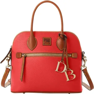 Dooney & Bourke Handbag, Pebble Grain Domed Satchel