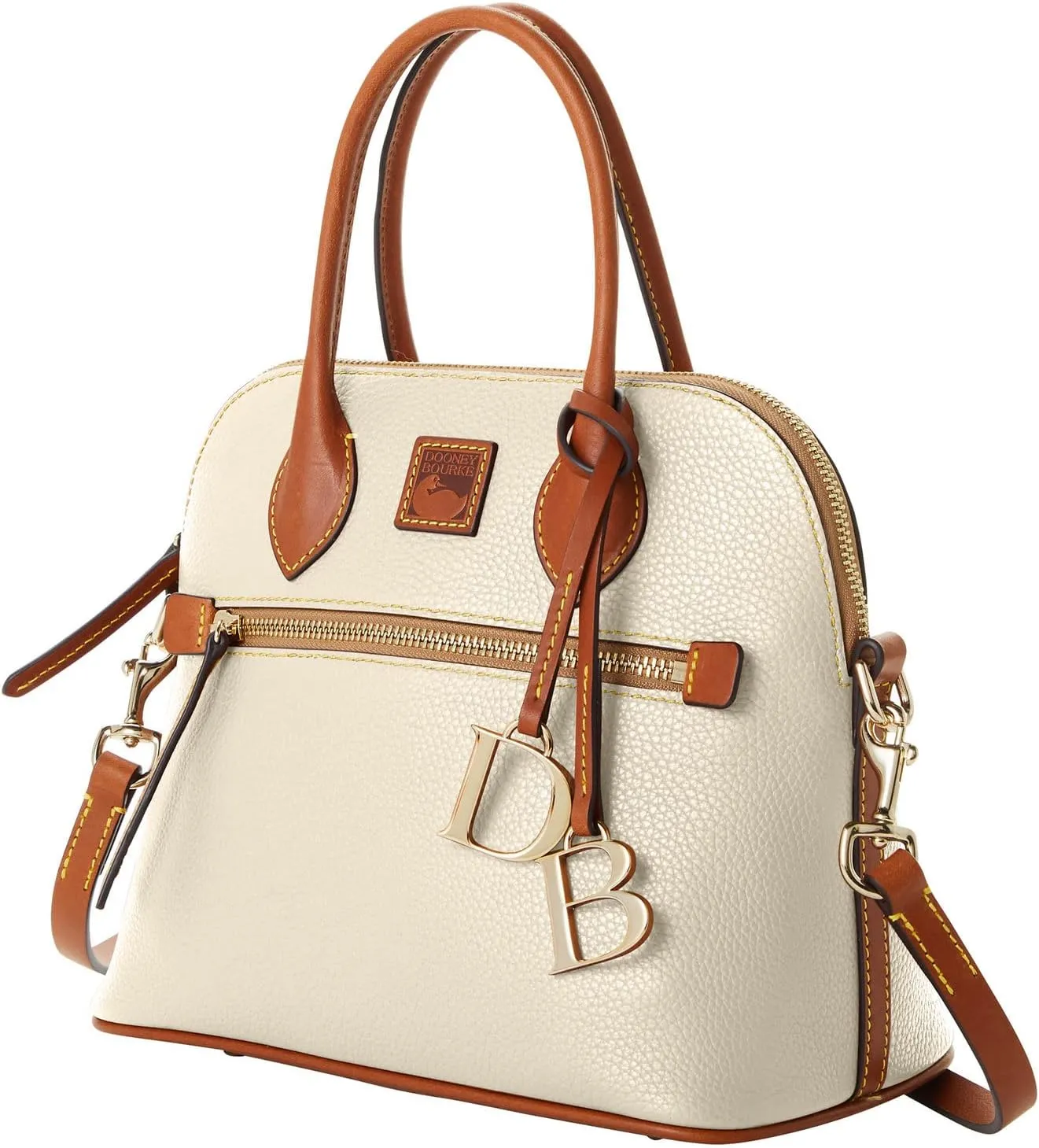 Dooney & Bourke Handbag, Pebble Grain Domed Satchel