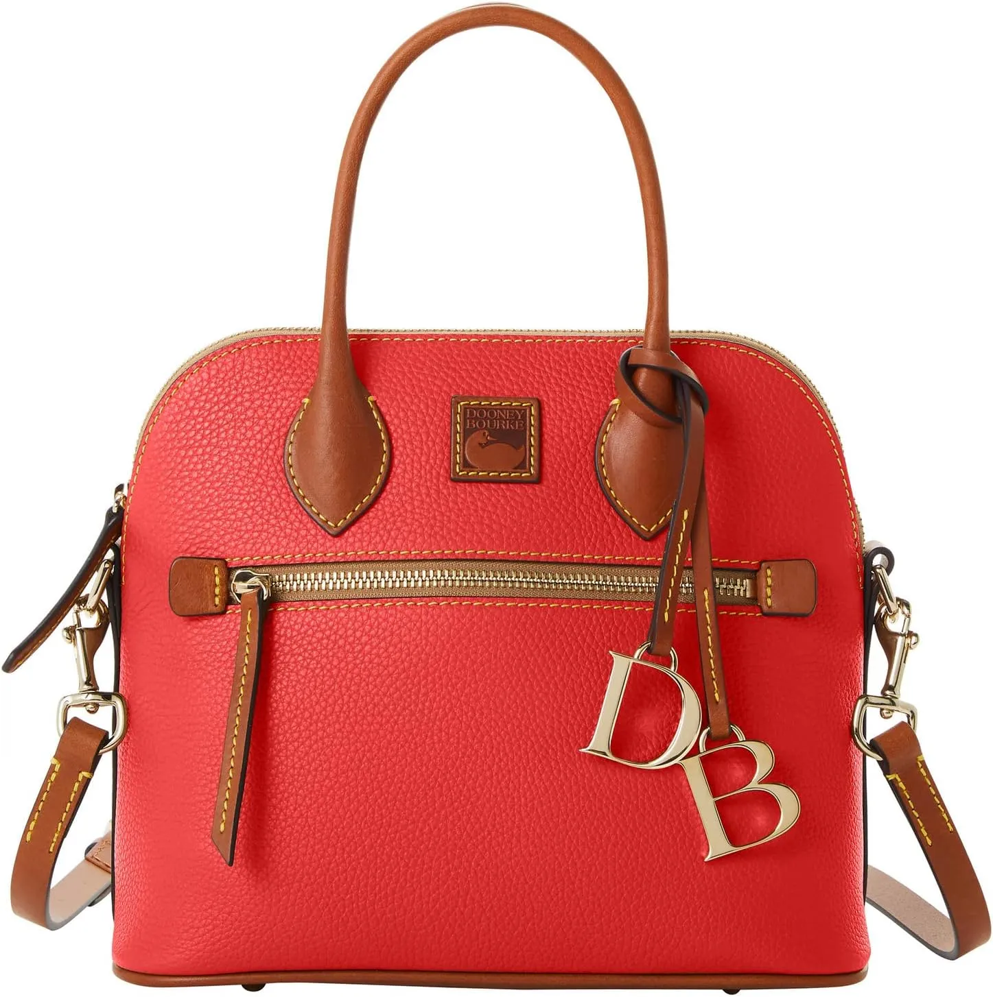 Dooney & Bourke Handbag, Pebble Grain Domed Satchel