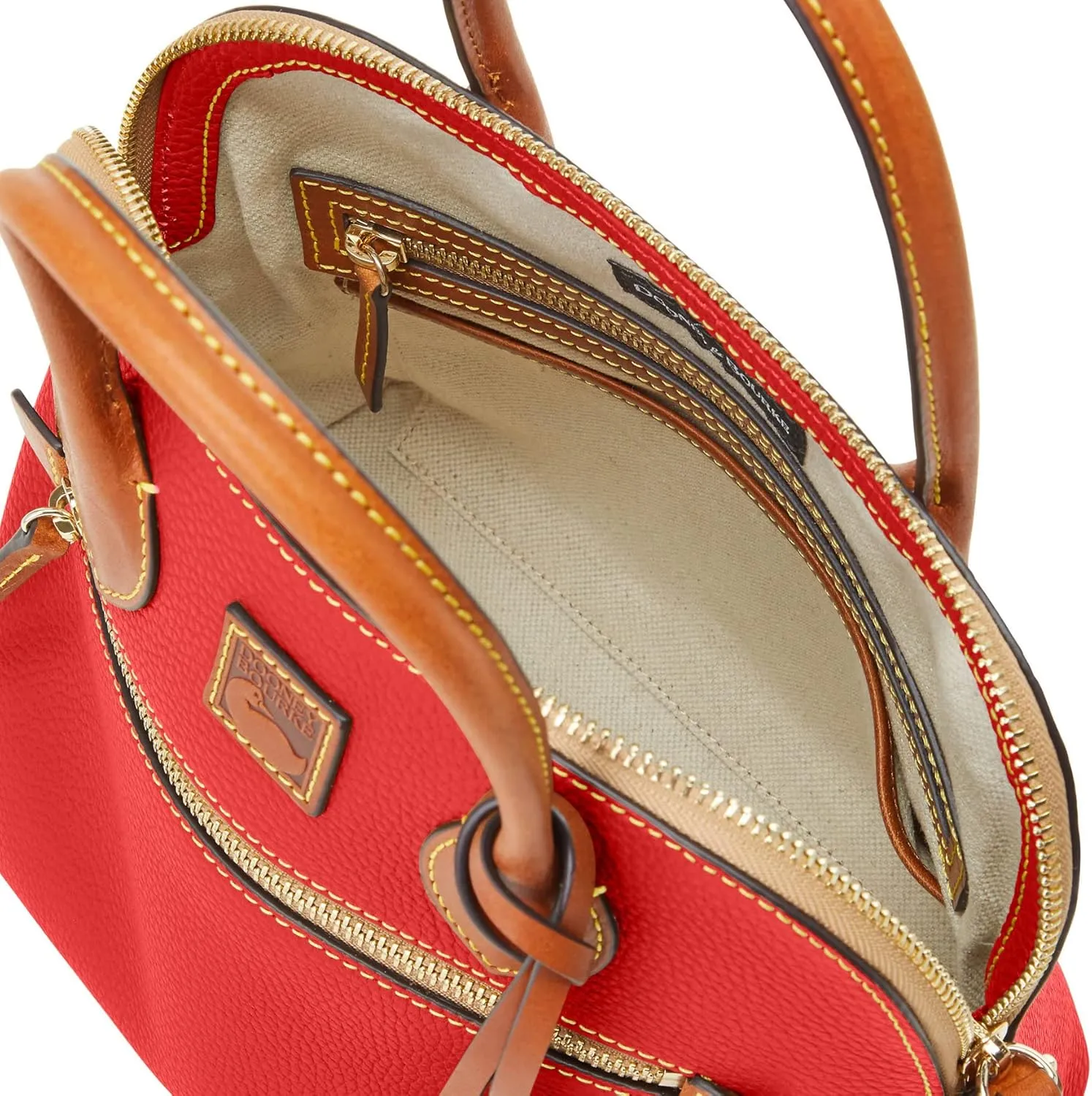 Dooney & Bourke Handbag, Pebble Grain Domed Satchel