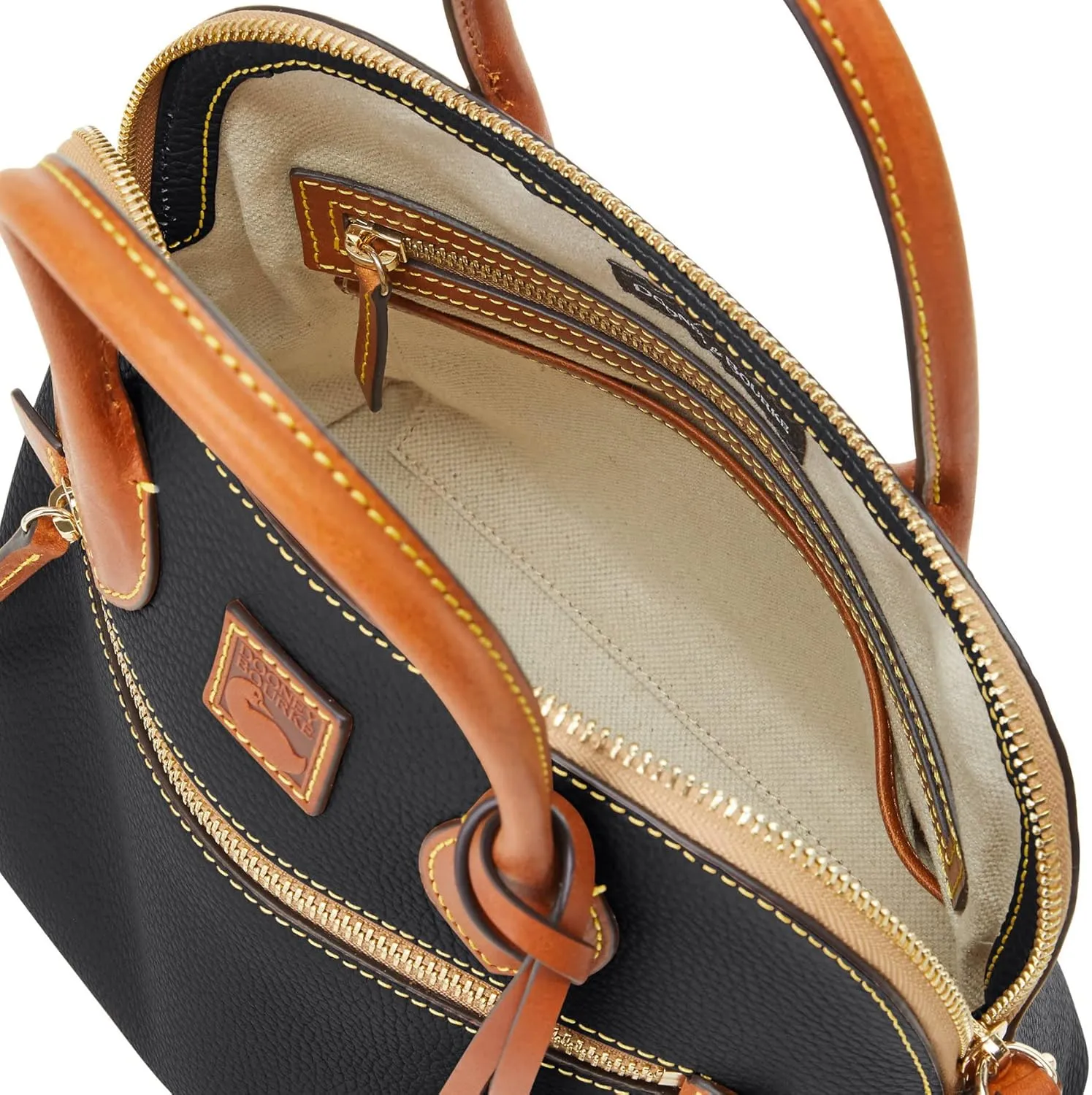 Dooney & Bourke Handbag, Pebble Grain Domed Satchel