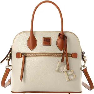 Dooney & Bourke Handbag, Pebble Grain Domed Satchel