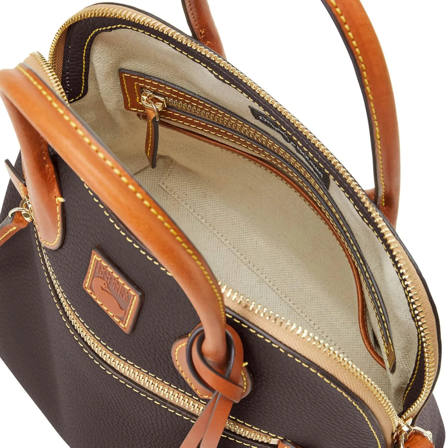 Dooney & Bourke Handbag, Pebble Grain Domed Satchel