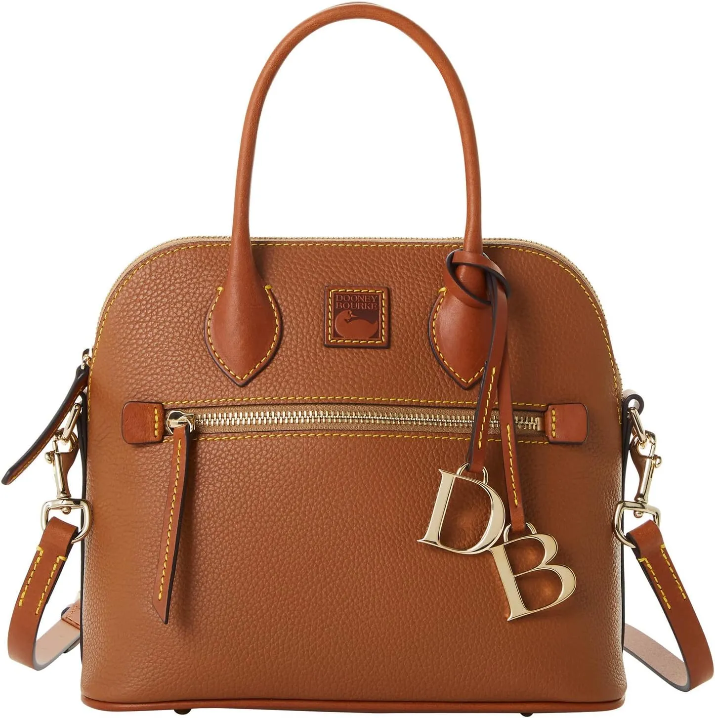 Dooney & Bourke Handbag, Pebble Grain Domed Satchel