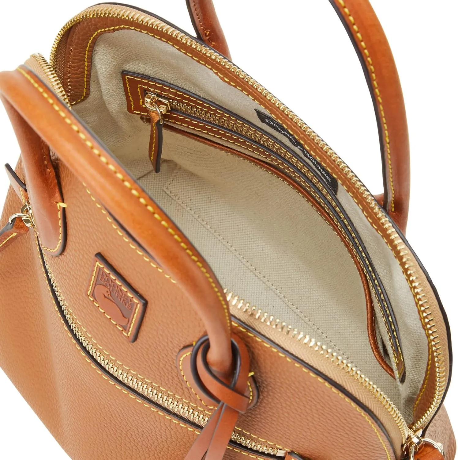 Dooney & Bourke Handbag, Pebble Grain Domed Satchel