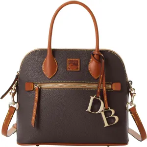 Dooney & Bourke Handbag, Pebble Grain Domed Satchel
