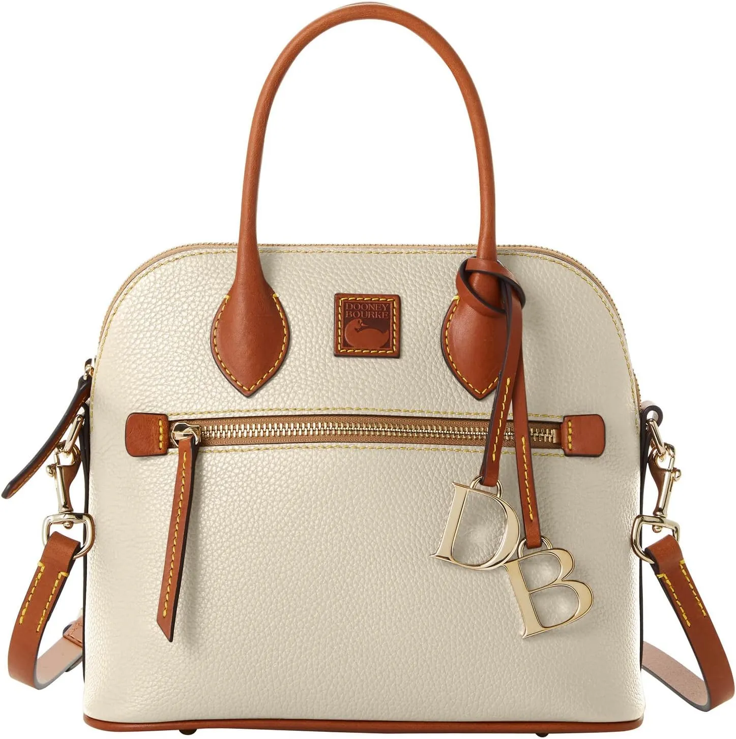 Dooney & Bourke Handbag, Pebble Grain Domed Satchel