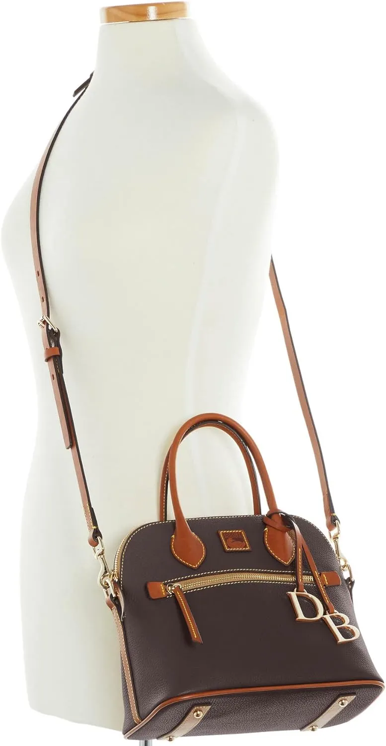 Dooney & Bourke Handbag, Pebble Grain Domed Satchel