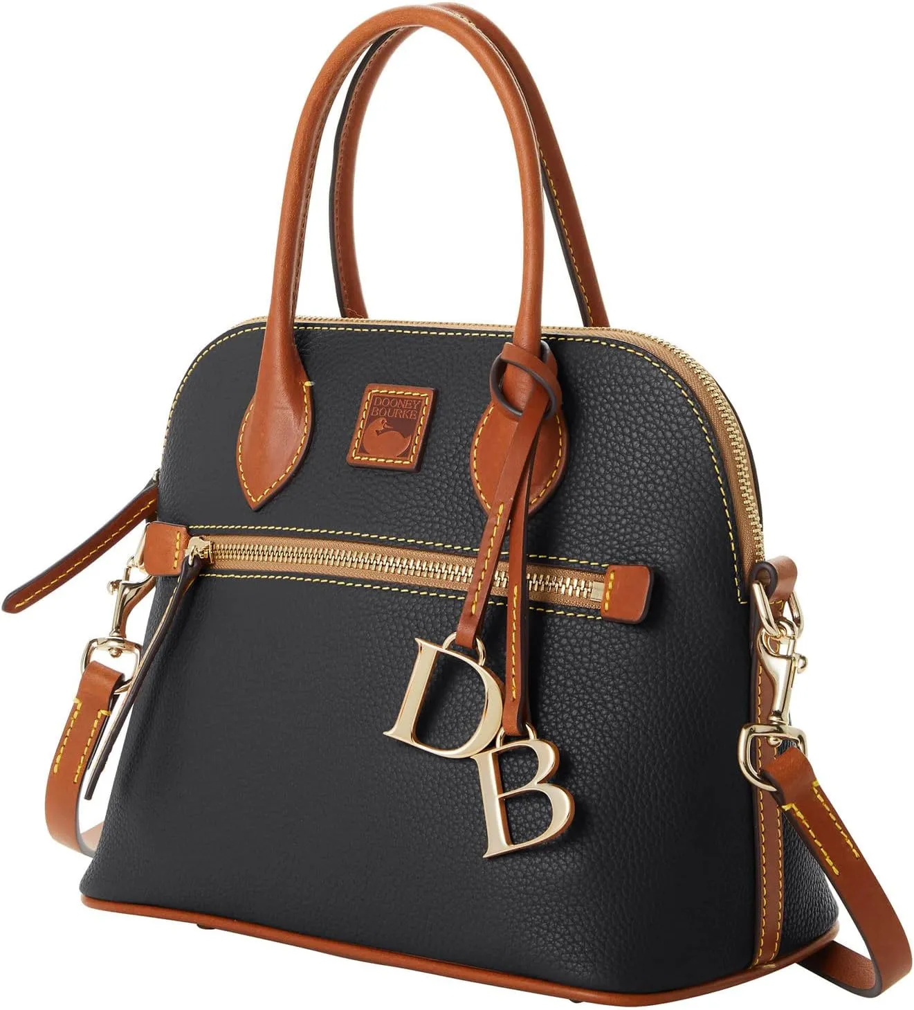 Dooney & Bourke Handbag, Pebble Grain Domed Satchel