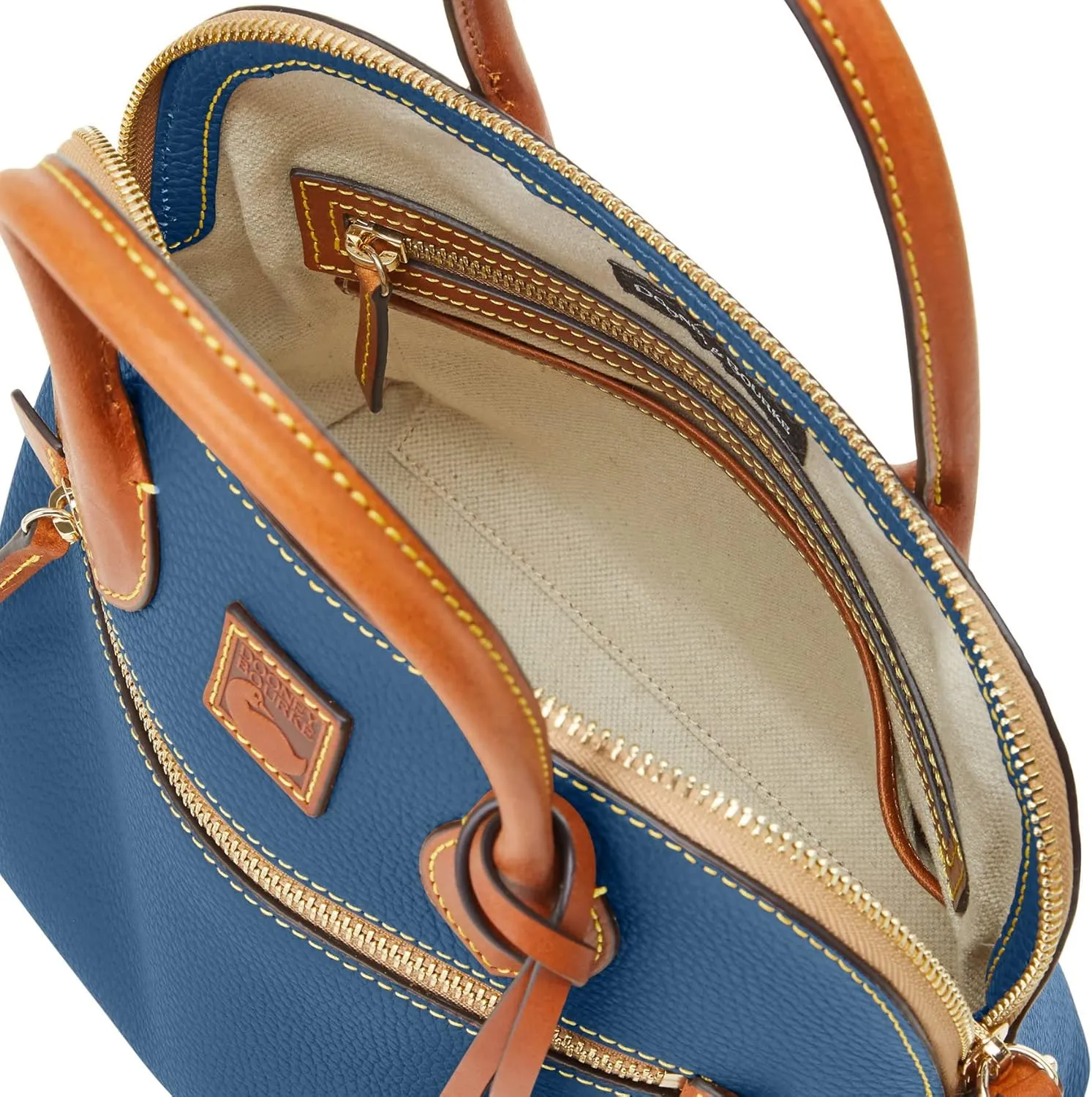 Dooney & Bourke Handbag, Pebble Grain Domed Satchel