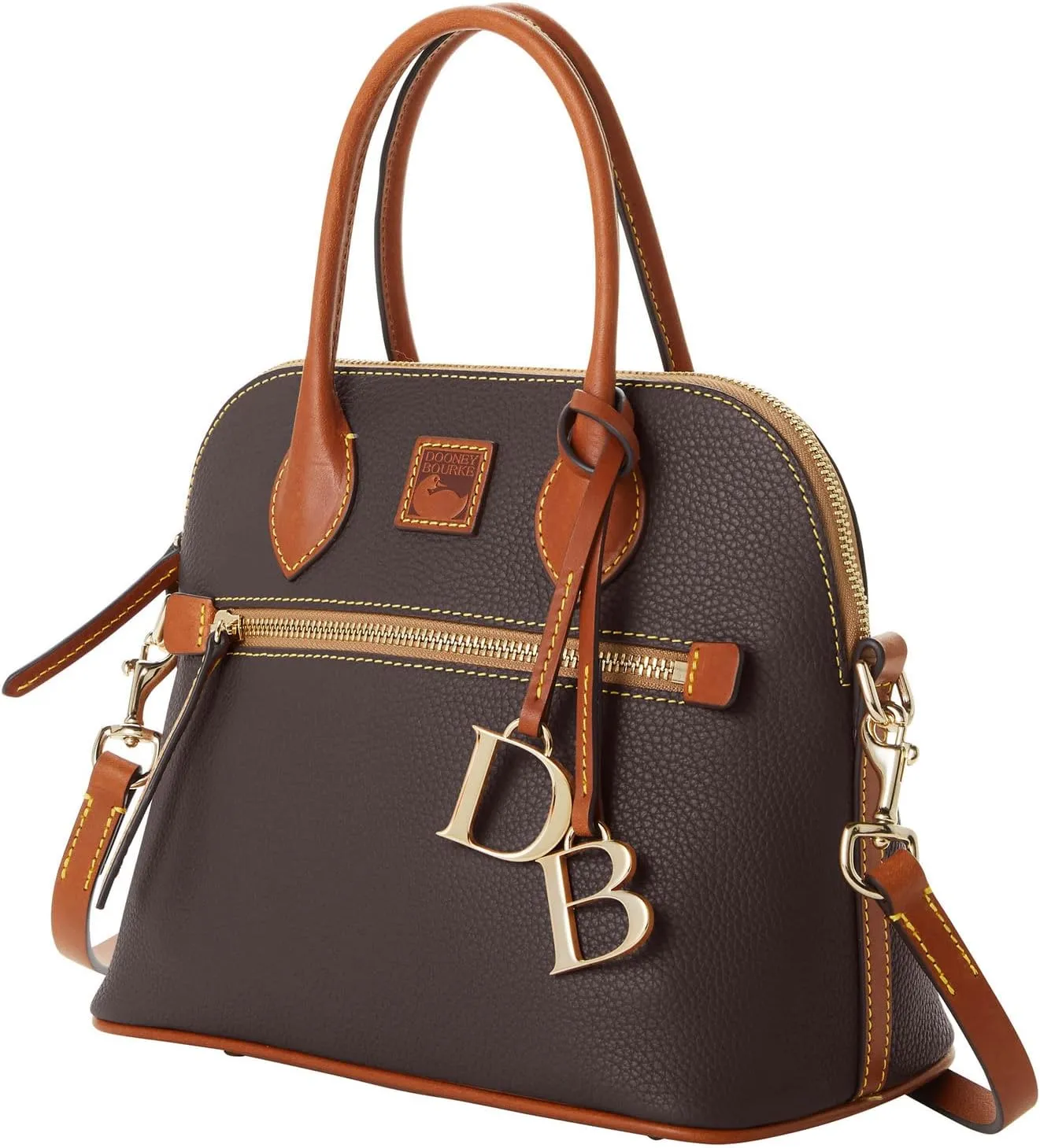Dooney & Bourke Handbag, Pebble Grain Domed Satchel