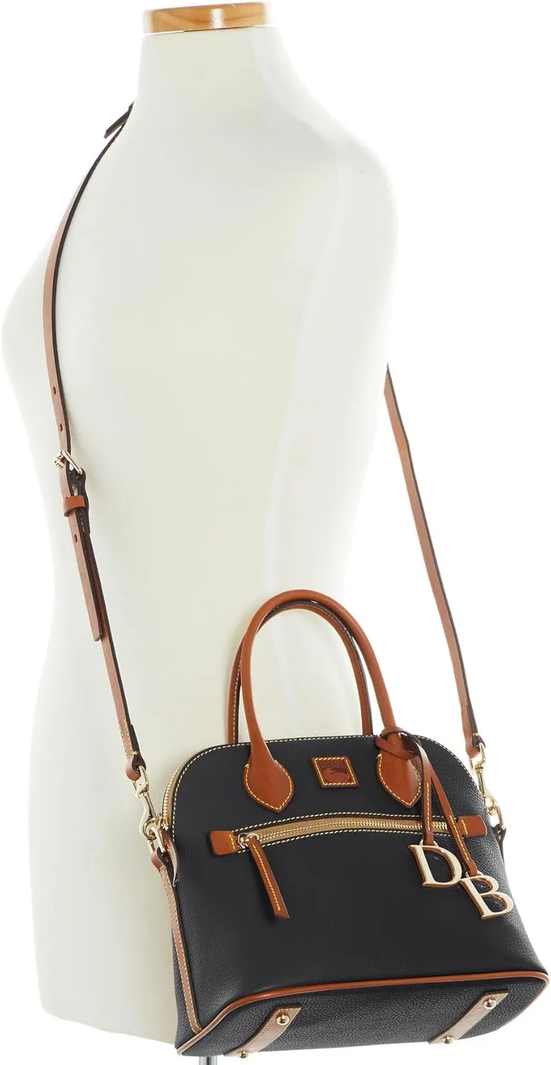 Dooney & Bourke Handbag, Pebble Grain Domed Satchel