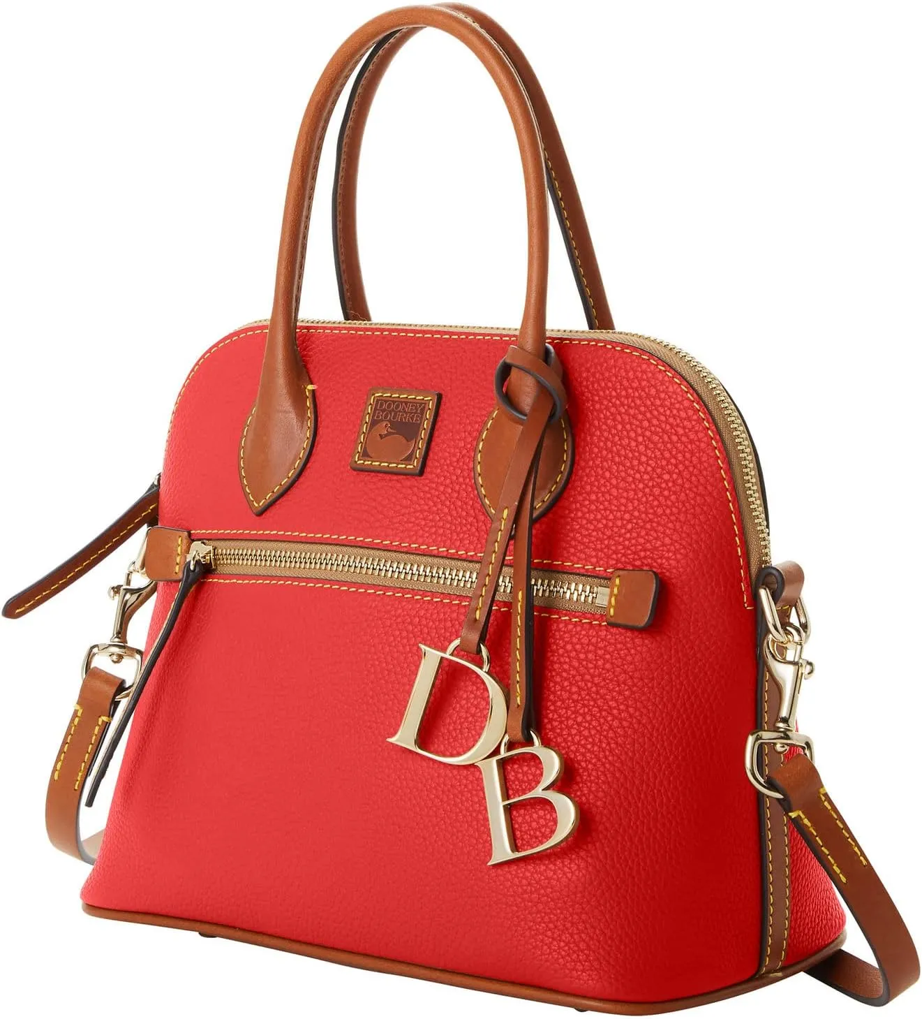 Dooney & Bourke Handbag, Pebble Grain Domed Satchel