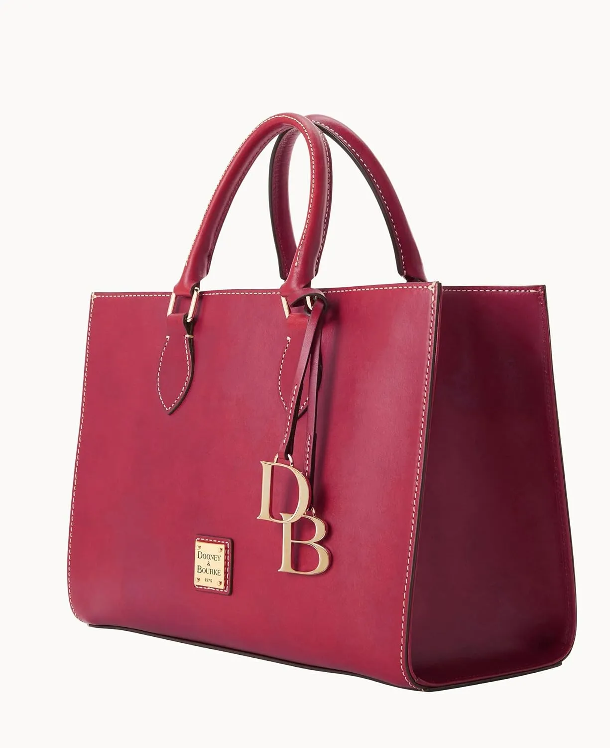 Dooney & Bourke Handbags for Women, Belmar Janine 35 Leather Tote Bag with Adjustable Shoulder Strap