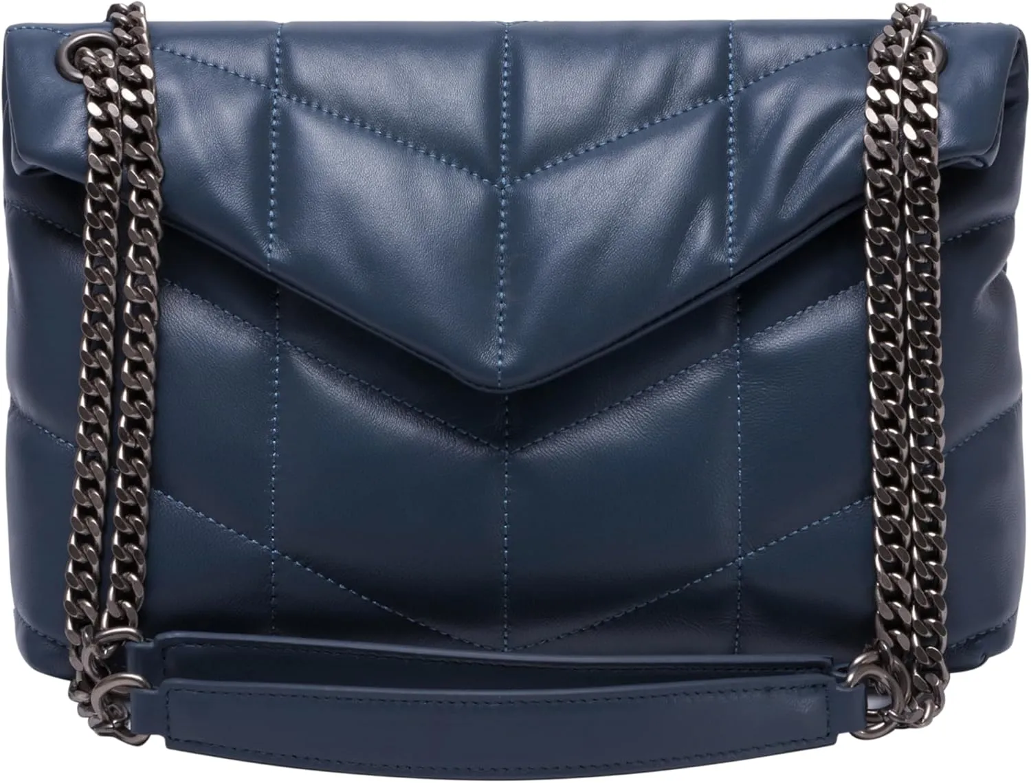 DORIS&JACKY Designer Leather Shoulder Purse For Women Lambskin Quilted Tote Bag With Convertible Chain Strap