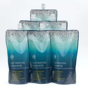 Electrolysis Enhancer Fluid for Enagic Leveluk Kangen 400 ml Each (6 Pouches)
