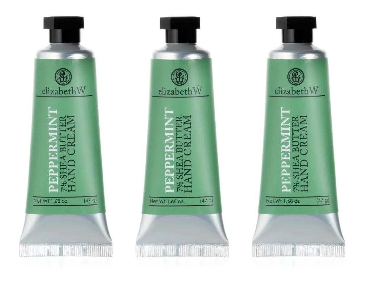 elizabeth W Peppermint Hand Cream, 1.68 oz, Set of 3