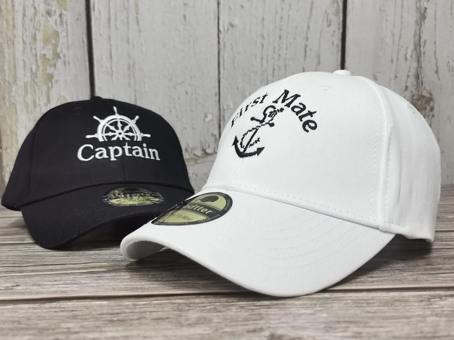 Embroidered Captain & First Mate Hats