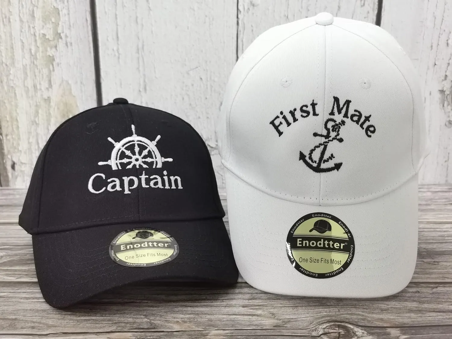 Embroidered Captain & First Mate Hats