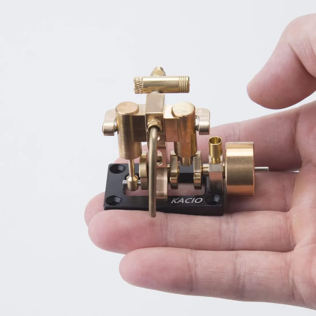 Engine Kit for Adults, Mini Inline Swing Steam Engine Model Kit That Runs, Engine Motor Model Educational Physics Experiment STEM Model