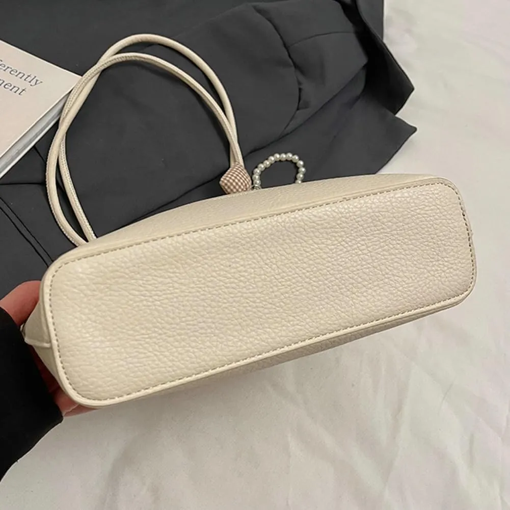 Epsion Pu Leather Shoulder Tote Bag for Women Casual Handbag with Zipper Work Shopper Travel Purse 2025