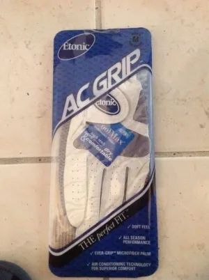 Etonic 6 AC Grip Cool Max Ladies Right Hand Golf Gloves (6 per Box) (Small)