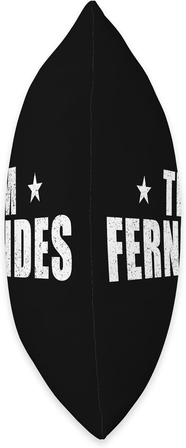 Fernandes Last Name Retro Hispanic Mexican Spanish Family Throw Pillow