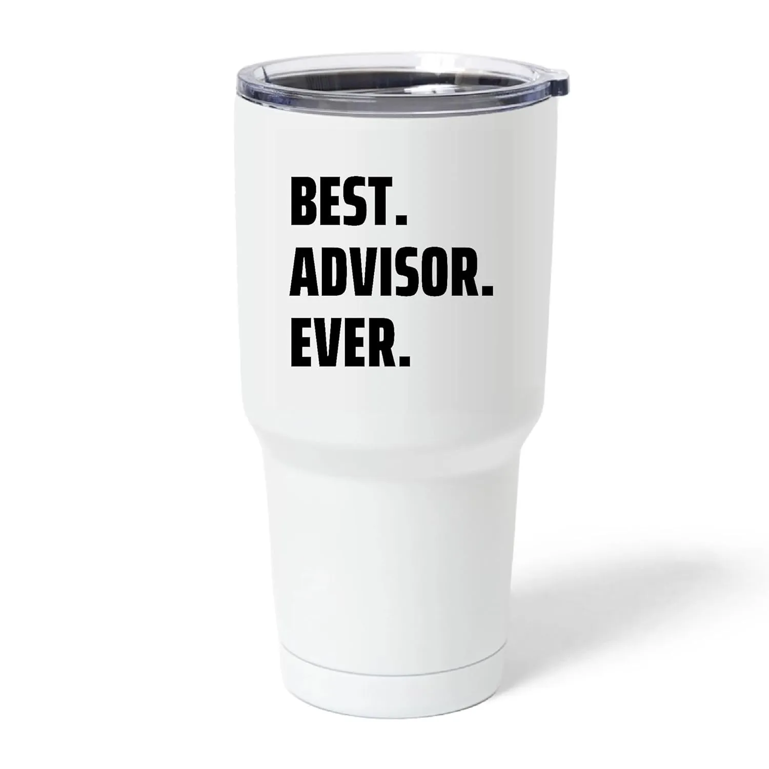 Financial Advisor Gift Idea for World Best Advisor 30oz Travel Tumbler Mug