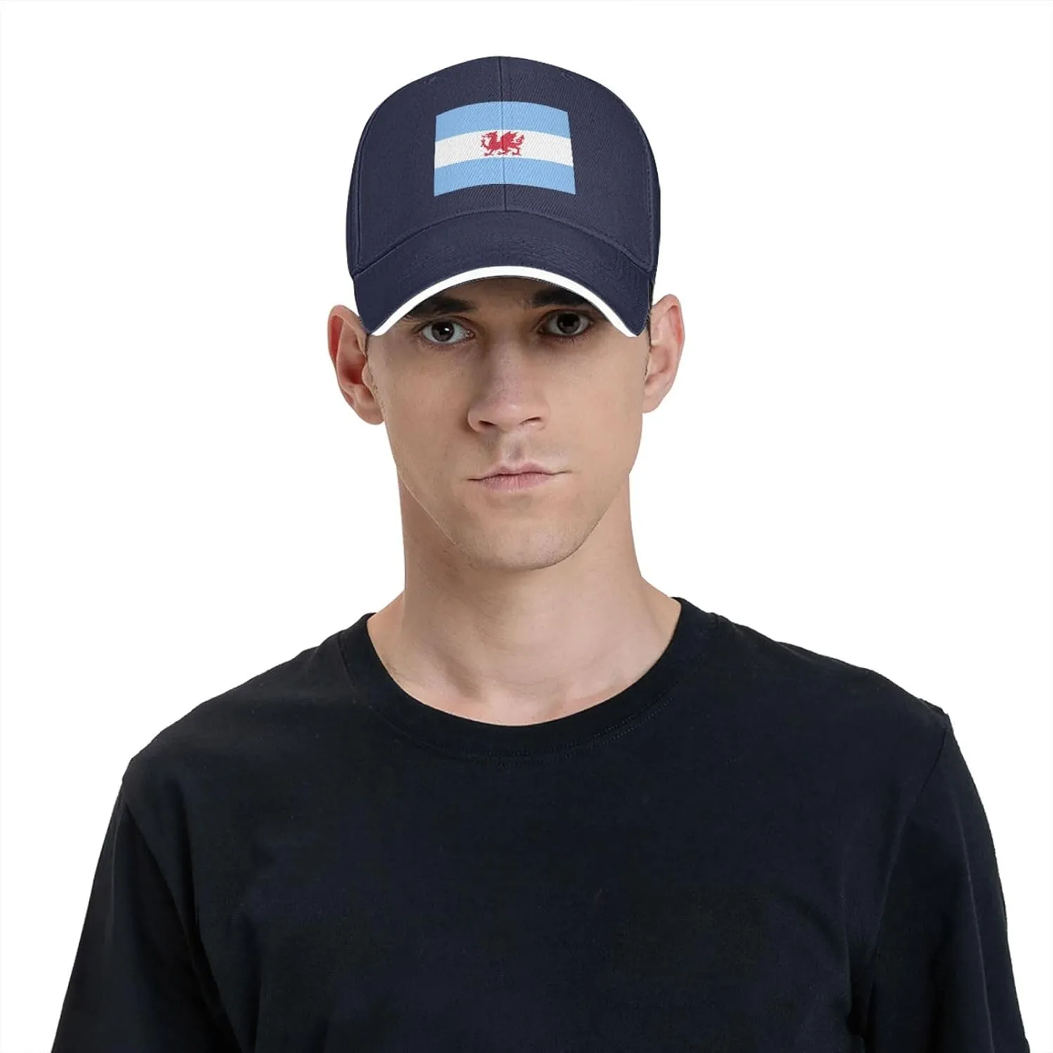 Flag of The Welsh Colony in Patagonia Baseball Cap for Men Women Adjustable Funny Dad Hat