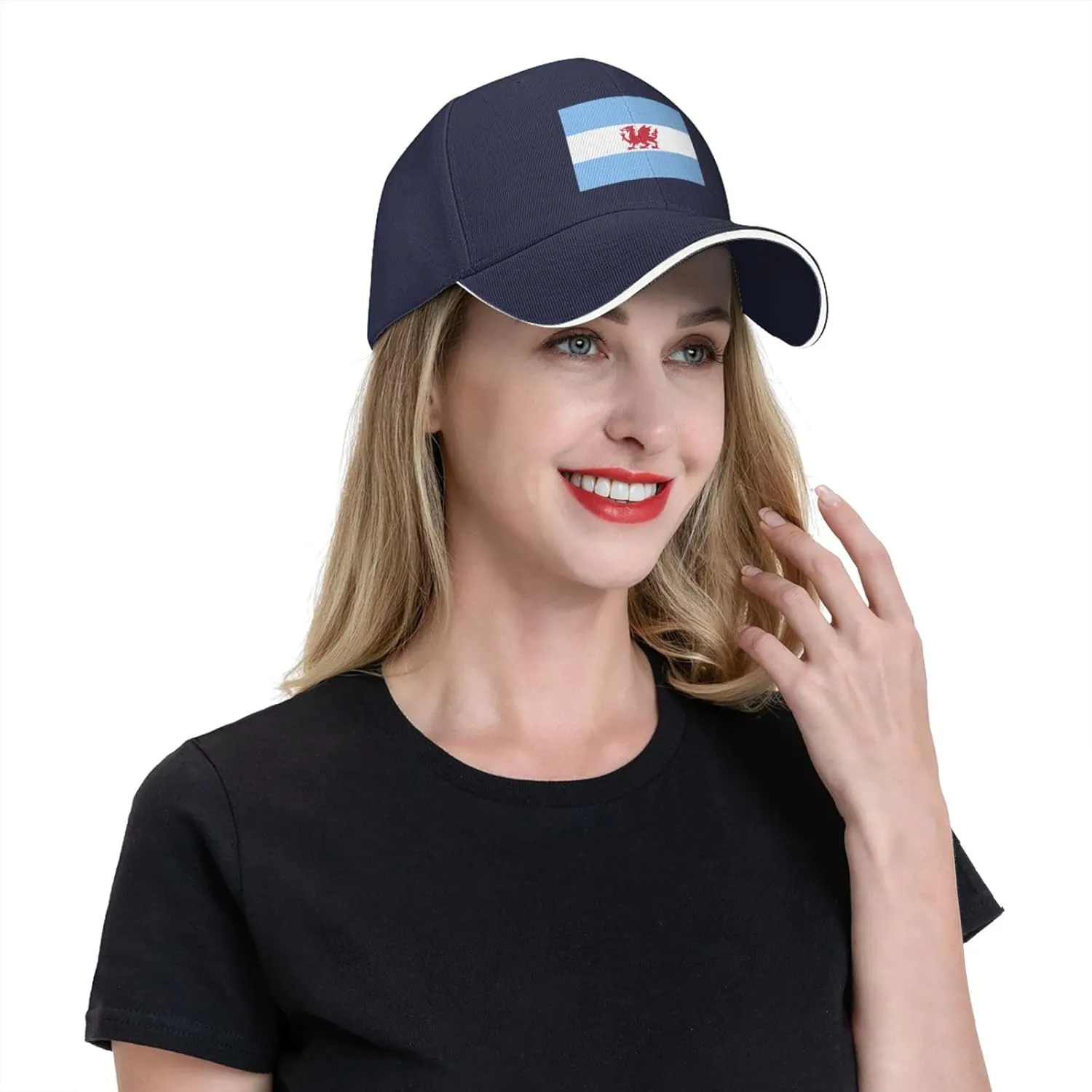 Flag of The Welsh Colony in Patagonia Baseball Cap for Men Women Adjustable Funny Dad Hat